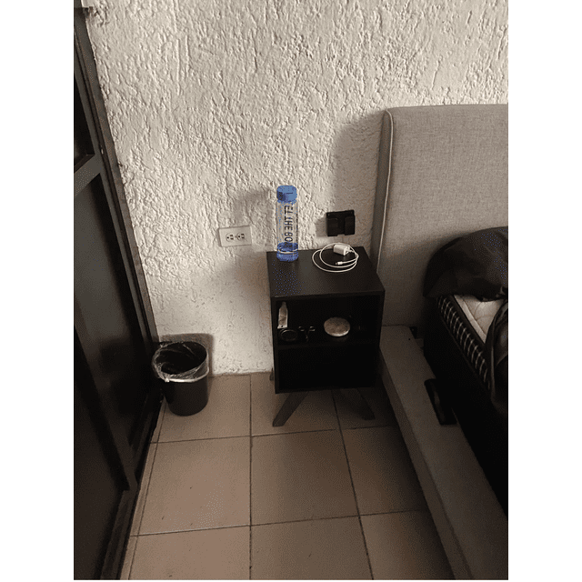 Par De Buros Muebleria Liz 2 Buro Negro 4035 Minimalista Mesa lateral