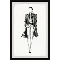 Parvez Taj Jeans & Coat Framed Wall Art
