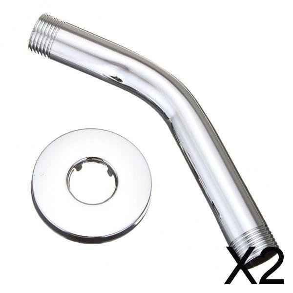 Extensión de Cabezal de Ducha Soledad 2 Piezas 6 Pulgadas Acero Inoxidable
