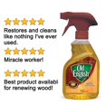 Old English Lemon Oil Wood Cleaner & Conditioner, Natural Light & Dark