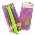 thumbnail image 6 of Soumake 50Pcs Holographic Bag Iridescent Leak-proof Waterproof Good Sealing Space-saving Jewelry Storage Plastic Clear Zippered Self Sealing Bag for Women, 6 of 8