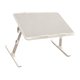 thumbnail image 1 of Mesa de cama para computadora portátil, escritorio portátil plegable, altura ajustable, ángulo ligero gris, 1 of 9