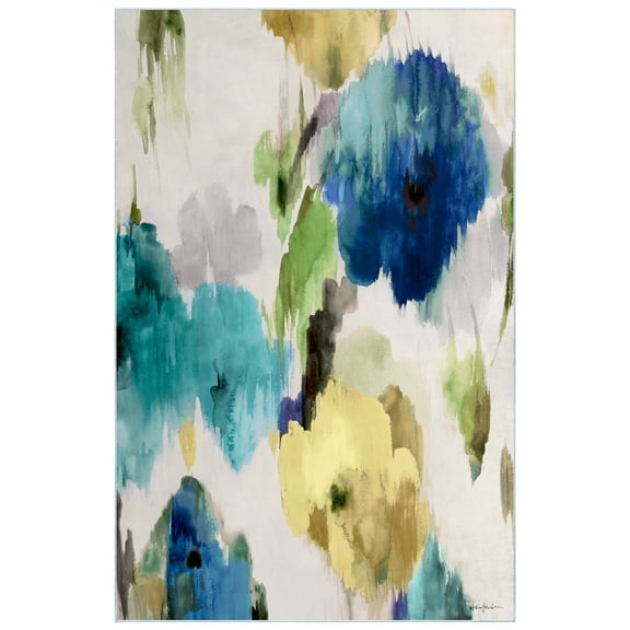 Abstract Flower I, 5'x8' Hand Washable Art Area Rug