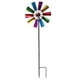 thumbnail image 1 of Molino de viento de hierro molino de viento de jardín pinwheel molino de viento rotatorio al aire libre, 1 of 6