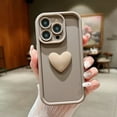 thumbnail image 7 of Cute INS 3D Love Heart Silicone Phone Case For iPhone 11 12 13 14 15 Pro Max XS XR 7 8 Plus SE 2020 2022 Shockproof Candy Cover Gift CYH, 7 of 7