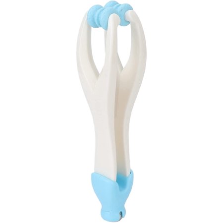Massage Roller, Relax Sore Finger Muscles, Finger Massager, Curved Design, Durable Hand Massage Roller for Indoor Finger Arthritis (Blue)