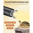 thumbnail image 4 of Lámpara de Calor Pawfly para Terrario de Reptiles, Punto de Asoleamiento 50W UVA UVB, 4 of 7