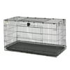MidWest Homes For Pets 157 Wabbitat Large Folding Rabbit Hutch Cage with Pan, Black