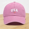 thumbnail image 2 of AirLoni Unisex Baseball Visor Caps Casual Embroidered Solid Adjustable Outdoor Sunshade Breathable Foldable Trucker Hat Pink,One Size, 2 of 4