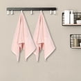 thumbnail image 6 of REGALWOVEN Cotton 2 Piece Hand Towels, Thick and Comfort, Highly Absorbent Towels for Bathroom, Travel Pink 14" x 30", 6 of 7