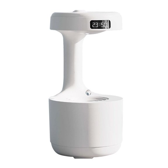 Humidificateur de Brouillard Frais de Bureau, Humidificateur de Gouttelettes à contre-Courant Silencieux de Grande Capacité Hydratant pour le Bureau pour Chambre de Bébé Blanc, Vert Clair