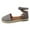 A-Grey96, variant on Women's Sandals Square Closed Toe Espadrille Flats Sole Sandals Lace Up Tie Ankle Strap Casual Outdoor Summer Shoes