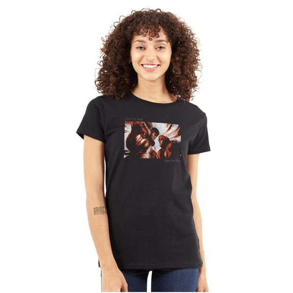 Street Fighter Vintage Ryu Ken Gamer Women's T Shirt Ladies Tee Brisco Brands S