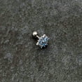 thumbnail image 5 of Body Candy 16G Womens 6mm Stainless Steel Snowflake Blues Winter Helix Jewelry 1/4, 5 of 7