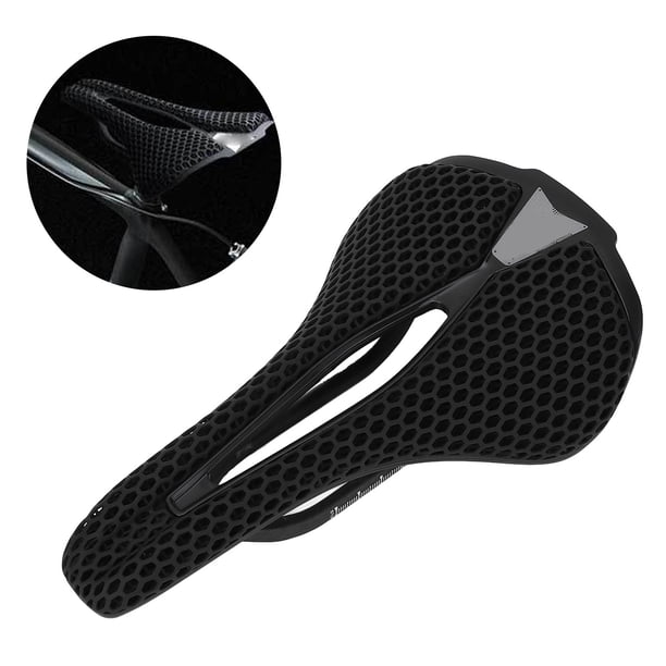 Reemplazo De Asiento De Bicicleta, Cómodo Sillín De Bicicleta Ergonómico Hueco De Plástico Impreso En 3D, Ligero Para Exteriores