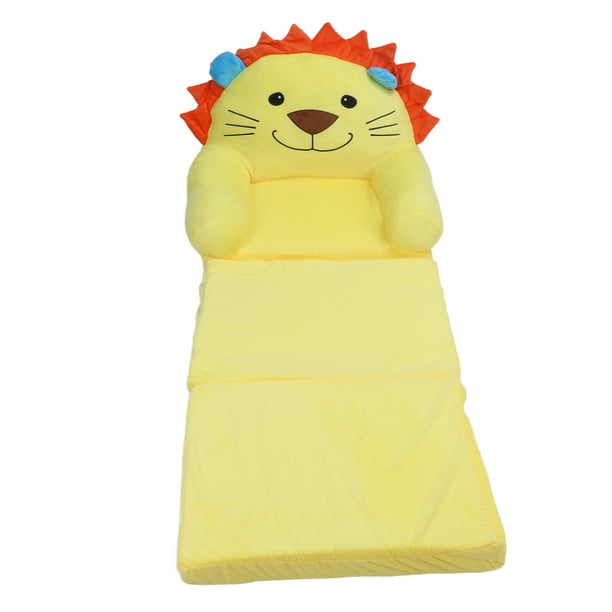 Sofá Plegable para Niños ANGGREK Cama de Felpa Suave y Lindo con Reposabrazos