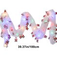 thumbnail image 3 of LED Christmas Ribbon Copper Wire Lights, Woolen Strip Colorful String Lights, Ambient Party Decoration Lights, Festive Christmas String Lights for Home Tree Decor, 3 of 6