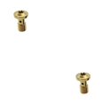 thumbnail image 1 of Riwesomey Tornillos de freno Manguera de tornillo Adaptador de montaje de aleación de titanio de aceite Accesorios de reemplazo de sujetador Dorado 1.0 2piezas, 1 of 6