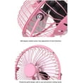 thumbnail image 6 of Nogis Iron Fan Mini small fan portable aluminum leaf student Dormitory Desktop fan Portable USB Fan Green, 6 of 9