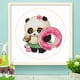 thumbnail image 4 of Cuadros Decorativos Bordado parcial DIY 3 hilos estampado punto de cruz 11CT Panda Oriental Kit Ndcxsfigh Nuevos Originales, 4 of 7
