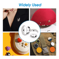 thumbnail image 2 of 40PCS Locking Pin Back Metal Pin Backing, Locking Pin Keeper Clasp for Brooch Enamel Lapel, 2 of 6