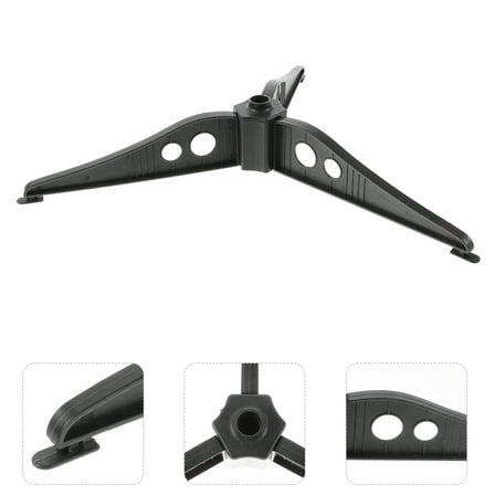 SEWOART Detachable Black Christmas Tree Stand with Stable Plastic Base for Home