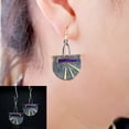 thumbnail image 2 of K-KED 925 Silver Ear Hook Boho Drop Dangle Earrings Women Wedding Delicate Jewelry Gift A Pair-#12, 2 of 6