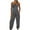 Gray, variant on APEXFWDT Women's Tank Jumpsuit Summer Casual Sleeveless Rompers Jumpsuits with Pockets One Piece Outfit Active Workout Lounge Jumpsuits