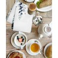 thumbnail image 4 of Blue Teal Eucalyptus Kitchen Dish Towels for Drying Dishes Set of 3, Weeping Botanical Leaf Watercolor Waffle Weave Microfiber Hand Tea Bathroom Towels Quick Dry & Absorbent Towel 15.7x23.6, 4 of 7