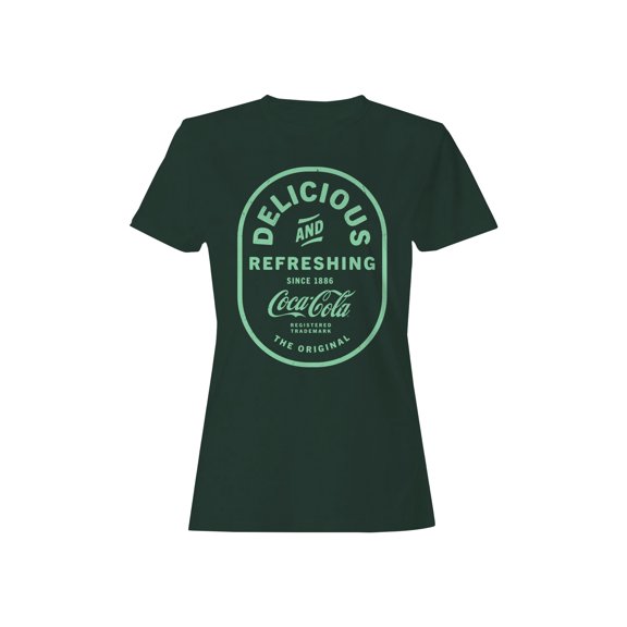 Officially Licensed Coca Cola Delicious and Refreshing 1886 Women's T-shirt