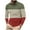 Army Green, variant on Mens Quarter Zip Polo Sweater Long Sleeve Knit Polo Shirts Casual Lightweight Dress Pullover Pink