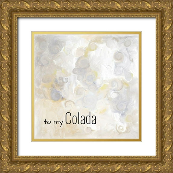 Murdock, Ramona 20x20 Gold Ornate Wood Framed with Double Matting Museum Art Print Titled - Colada