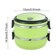 thumbnail image 2 of Gnwei Double Insulated Food Jar Soup Thermo with Snack Container Adults Thermo for Hot Food Lunch Containers Wide Mouth Vacuum Stainless Steel Leak Proof for Travel, 2 of 2