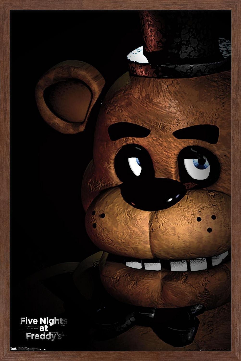 Five Nights at Freddy's - Freddy Wall Poster, 14.725" x 22.375"