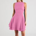 thumbnail image 4 of Women's Sexy Backless Satin Maxi Dress V-Neck Spaghetti Strap Graduation Evening Gown, 4 of 6