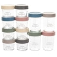 thumbnail image 1 of Tarros de Almacenamiento de alimentos para bebés WeeSprout 12 Set 4 oz y 8 oz, 1 of 2
