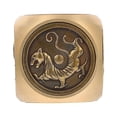thumbnail image 2 of Six Sides Brass Ornament Brass Table Decoration Small Bronze Ware Adornment, 2 of 8