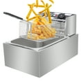 thumbnail image 2 of Topcobe Friteuse Électrique pour Cuisine, Friteuse avec Panier, Friteuse Électrique Monocylindre en Acier Inoxydable, 2 of 7