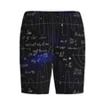 thumbnail image 4 of Wukai Mathematica Science Men’s Short Pajama Pants With Pockets Soft Sleep Pj Shorts for Men-4X-Large, 4 of 6