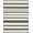 Black And Cream, Pattern 1, variant on ODIKA Striped Modern Farmhouse With Reversible Boho Banded Accents Stain Resistant Low Profile for Dorm Room, Small Living Apartment