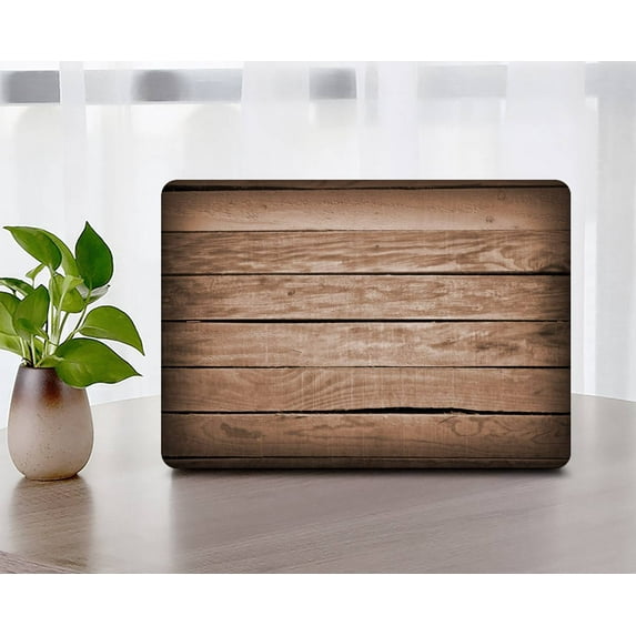 KSK KAISHEK Compatible with New MacBook Air 13 inchs Case 2022/2021/2020/2019/2018 Rel. Model A1932 A2179 A2337 m1, Plastic Hard Case Shell Cover + Black Keyboard Cover, Wood grain A 90