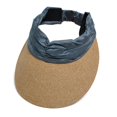 thumbnail image 1 of Sombrero de paja de verano para mujer: ala ancha tejida, parte superior vacía, plegable, trenzado de paja, talla única (52-58 cm de circunferencia de cabeza), 1 of 2