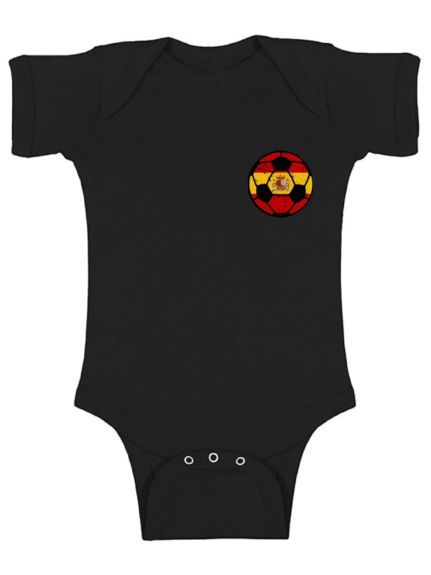 Germany  Baby Bodysuit 100% Cotton Soccer Country Flag T-Shirt All Seasons 