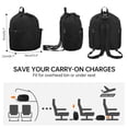 thumbnail image 3 of HAWEE Drawstring Backpack Sports Gym Bag Water Resistant String Bag Cinch Sackpack with Zipper Pocket for Shopping Sport Yoga, 3 of 7
