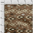 thumbnail image 2 of oneOone Cotton Poplin Brown Fabric Ikat Sewing Craft Projects Fabric Prints By Yard 56 Inch Wide, 2 of 4