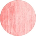 thumbnail image 1 of Ahgly Company Indoor Round Abstract Red Contemporary Area Rugs, 3' Round, 1 of 4
