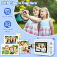 thumbnail image 5 of Aikidkit Kids Camera Instant Print with 2.4in Flip Screen and 32GB SD Card, Toy Camera for Girls Boys 3-12 Years Best Birthday Gifts, Blue, 5 of 11