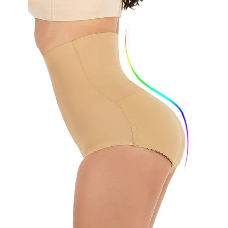

LELINTA Women s Butt Lifter Underwear High Waist Tummy Control Panties Body Shaper Padded Panties Underwear Seamless Thong Shapewear