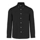 thumbnail image 1 of Camisa de Gabardina Manga Larga para Caballero, Color Negro, Talla Grande, 50% Algodón y 50% Poliéster. Yazbek C0607, 1 of 3