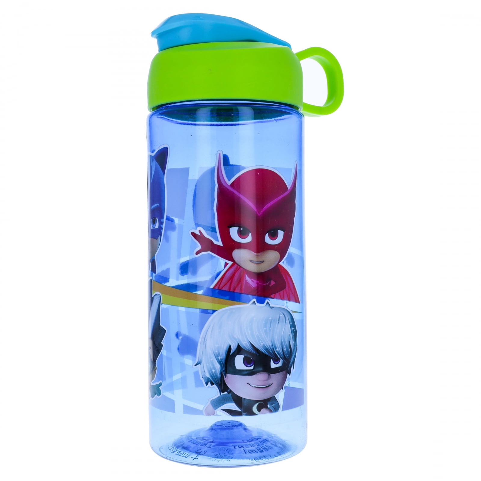 Disney PJ MASKS Water Bottle Attached Snack Container Trip Travel Cup NEW Zak 